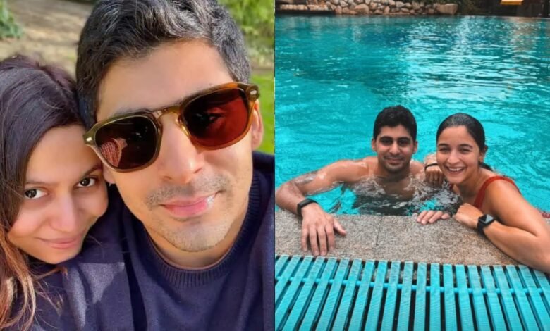 El novio de Alia Bhatt Shaheen Bhatt compartió fotos de la bola de piscina Shibir con Ishan Mehra