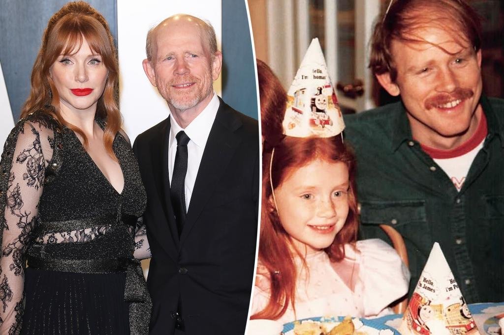 La hija de Ron Howard, Bryce Dallas Howard, recordó a los disturbios de la infancia