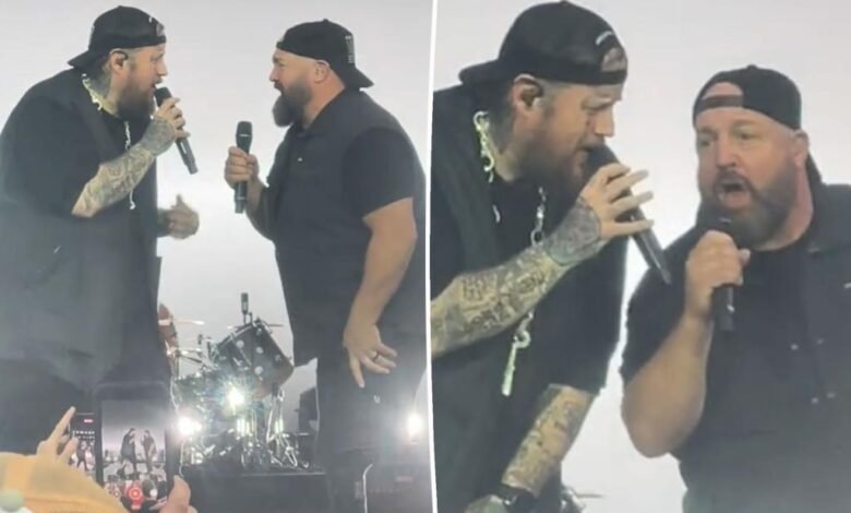 Kevin James se ha unido al jelly Roll en el escenario para un concierto sorpresa Kevin James se ha unido al jelly Roll en el escenario para un concierto sorpresa