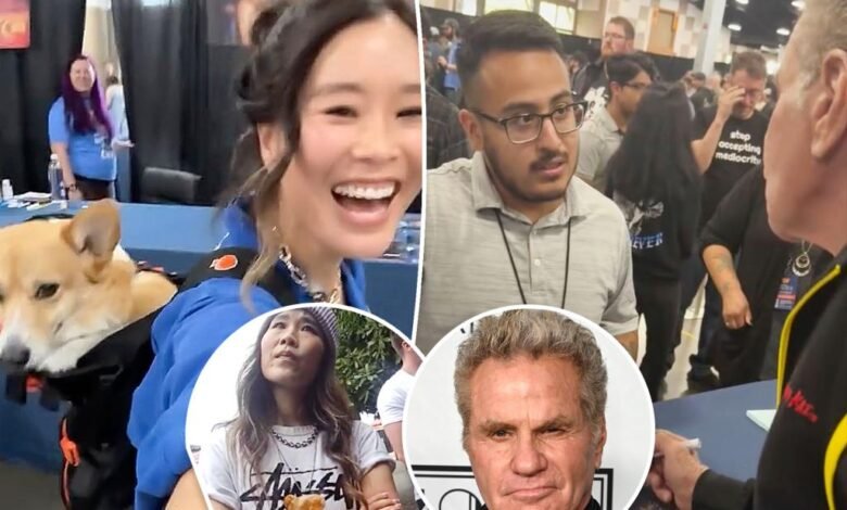 Los actores de ‘Cobra Kai’ no han compartido imágenes de la convención de fanáticos antes de que los actores muerdan
