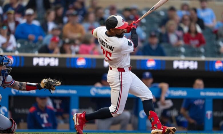 Byron Buxton, los gemelos esperan vencer a los Rangers nuevamente Byron Buxton, los gemelos esperan vencer a los Rangers nuevamente