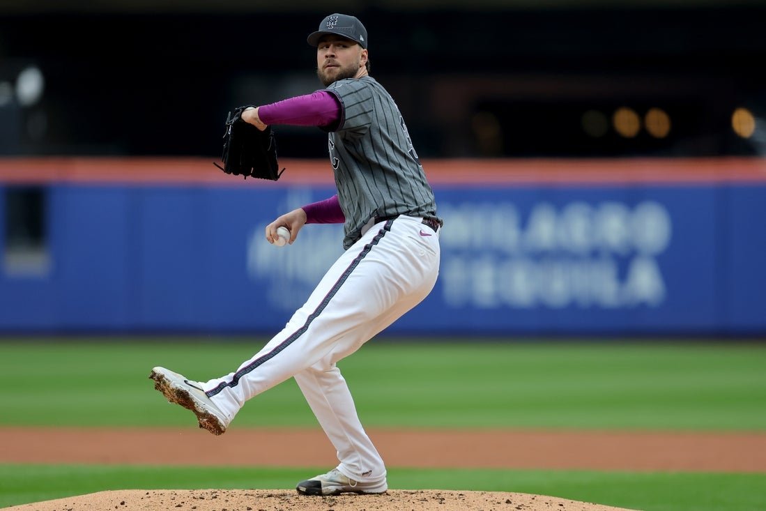 Mets Place RHP typor Megill (codo) en la lista de lesiones 15 días