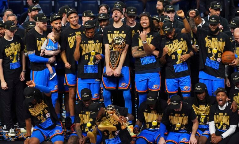 Thunder ganó el primer título con 7 defensa del juego dominante Thunder ganó el primer título con 7 defensa del juego dominante