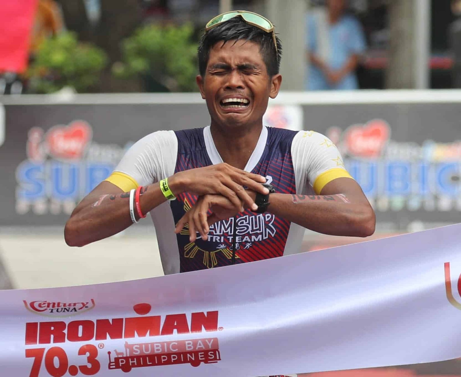 El novato Ciron de repente 70.3 Subic Field