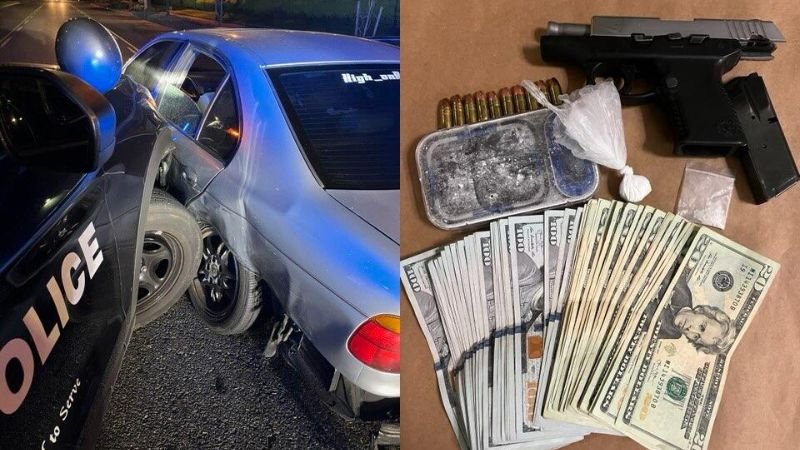 Autos, armas, drogas incautadas como PPB Mission Stops Street Takever en pistas