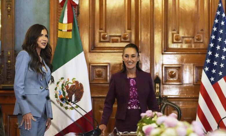 Sheinbaum de México refuta la acusación de Noem de que ‘alentó’ la violencia en Los Ángeles Sheinbaum de México refuta la acusación de Noem de que ‘alentó’ la violencia en Los Ángeles
