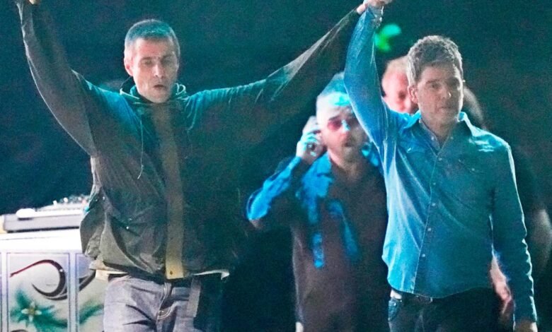 Problema de los fanáticos de Oasis ‘Problema’ Spot ‘Problem with Reunion Tour Drinks como cabeza de banda en Wembley