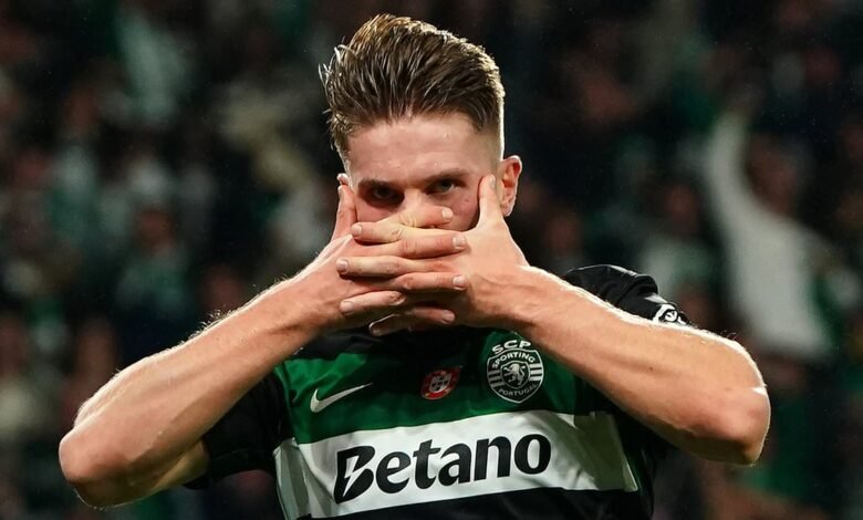 El Arsenal confirmó la transferencia de 64 millones de libras Viktor Gyoker cuando el equipo de Mikel Arteta finalmente firmó a un delantero … con Suecia, completó el amargo escape de Lisboa Sports después de atacar para el movimiento de fuerza de fuerza El Arsenal confirmó la transferencia de 64 millones de libras Viktor Gyoker cuando el equipo de Mikel Arteta finalmente firmó a un delantero … con Suecia, completó el amargo escape de Lisboa Sports después de atacar para el movimiento de fuerza de fuerza