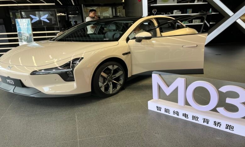 Xpeng de China, manteniendo un fuerte estilo de entrega EV para los competidores. Xpeng de China, manteniendo un fuerte estilo de entrega EV para los competidores.