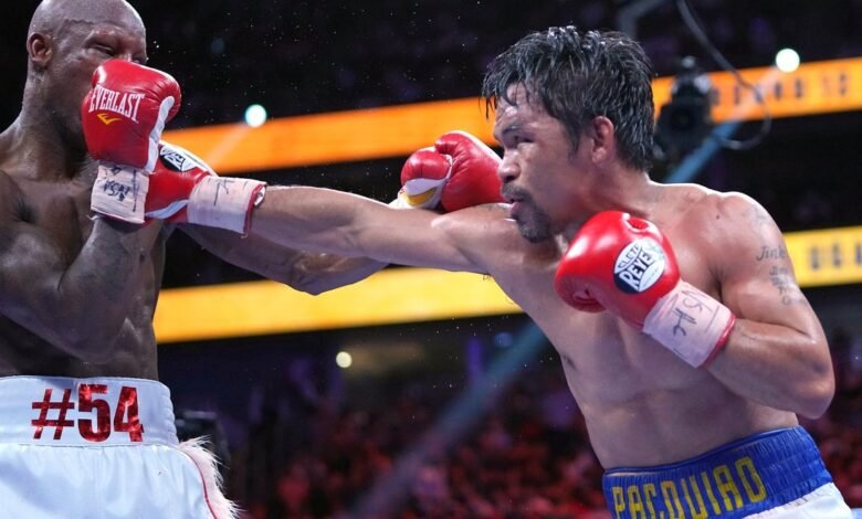 Manny Pacquiao, Mario Barrios espera que las bromas terminen rápidamente en Las Vegas Manny Pacquiao, Mario Barrios espera que las bromas terminen rápidamente en Las Vegas