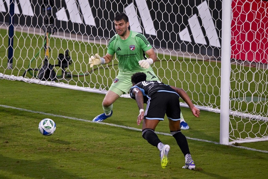 El objetivo de Carlos Harvey, Anthony Markanich trajo con Minnesota a través del FC Dallas