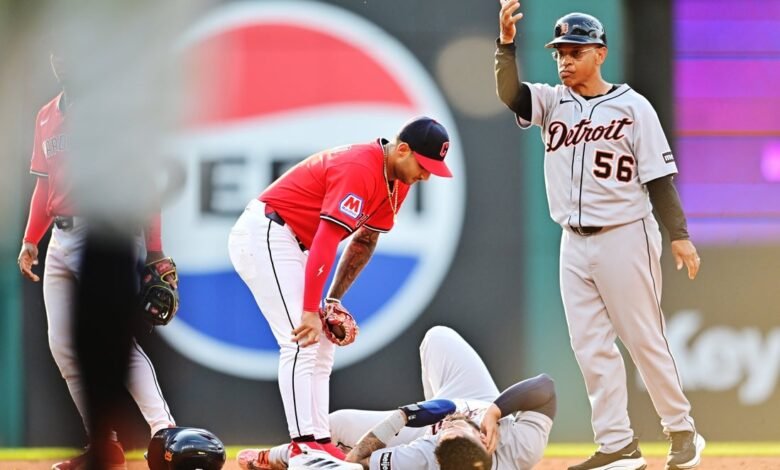 Tiger All-Star 2B Gleyber Torres (cuello) escapa en comparación con The Guardian Tiger All-Star 2B Gleyber Torres (cuello) escapa en comparación con The Guardian