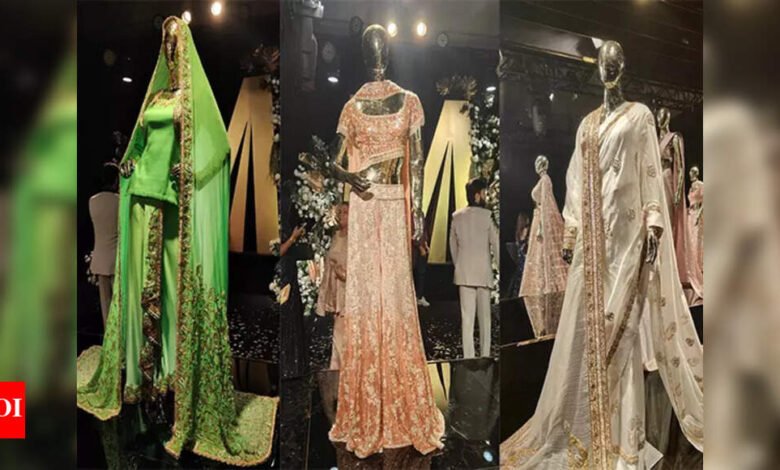 Desde la lehenga verde de Kazol ‘ddlj’ hasta Kareena Sharara en ‘K3g’, W Shawariya Kan Saree: Manish Malhotra ha mostrado su decoración icónica en la Semana de la India Kaura en Delhi. Noticias de la película hindi