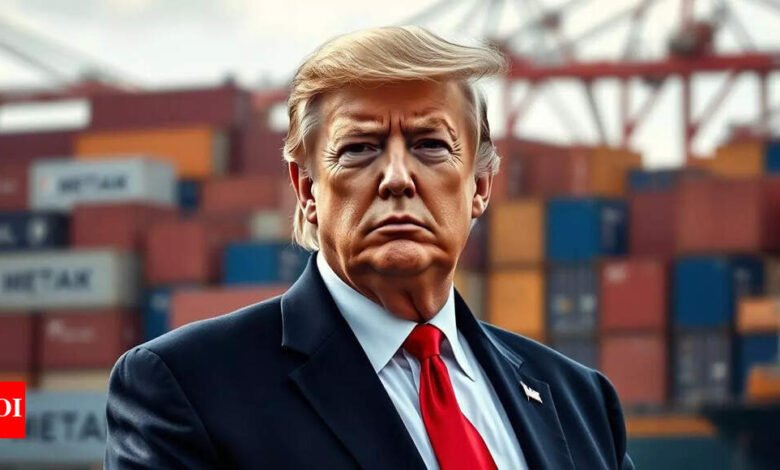 ‘Probablemente lo sabrá en una hora …’: Donald Trump y el jefe de la UE comienzan las conversaciones de comercio en Escocia; visto como maquilla