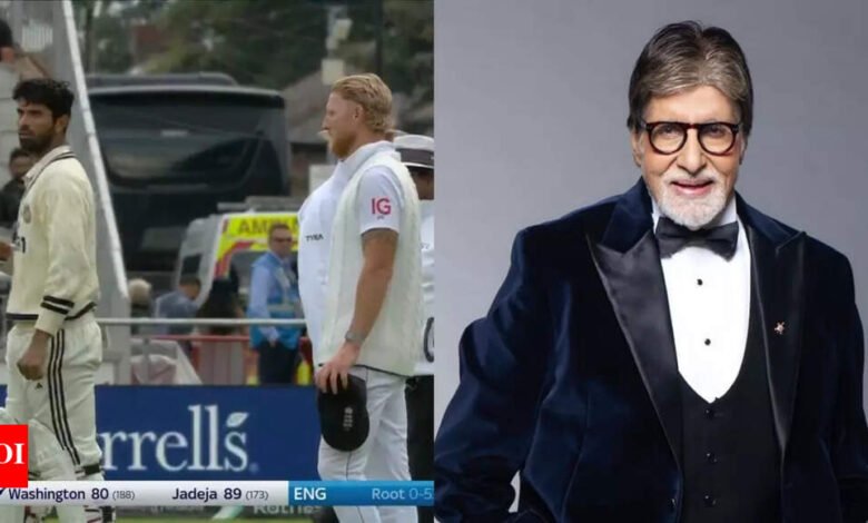 Amitabh Bachchan ridiculizó a Ben Stokes después del refrigerio de la India en la Prueba de Manchester, Netizens Shower Love: ‘Array Gore Ko Taika’ | Amitabh Bachchan ridiculizó a Ben Stokes después del refrigerio de la India en la Prueba de Manchester, Netizens Shower Love: ‘Array Gore Ko Taika’ |