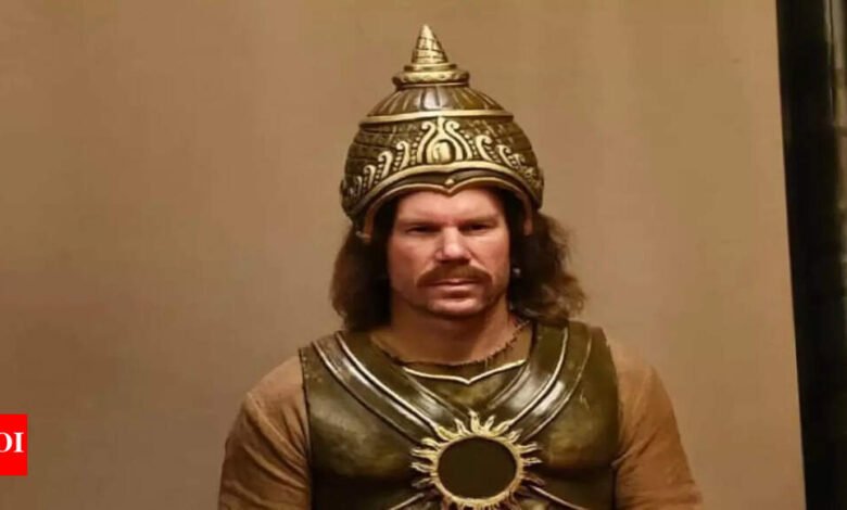 SS Rajamouli Gift David Warner ‘Royal Helmet’; El brazo del jugador de cricket es viral – ver |