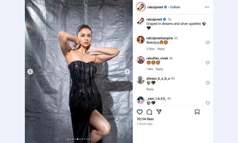 Rakul se dibuja en el sueño