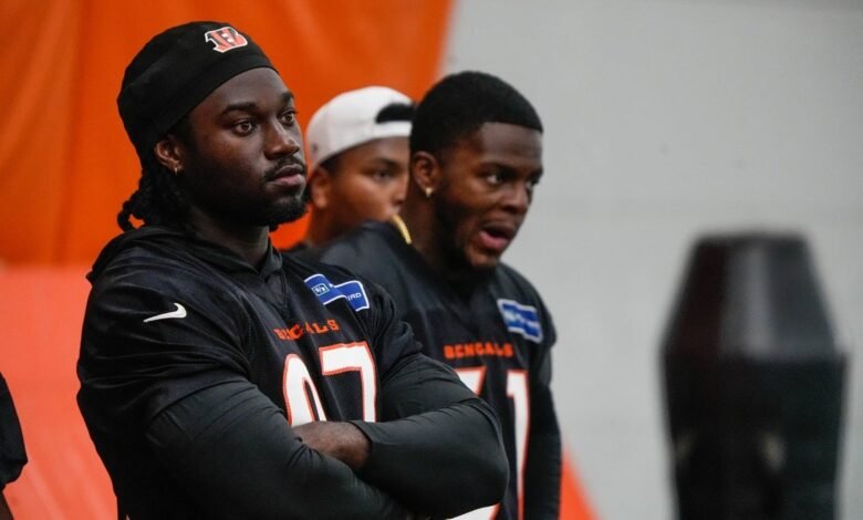 El novato de los Bengals Shemar Stewart no informó al campo de entrenamiento, aún no firmado El novato de los Bengals Shemar Stewart no informó al campo de entrenamiento, aún no firmado