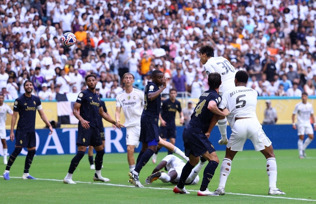 Real Madrid Down Juventus 1-0 en el World Cup Club; Kylian Mbappe regresó