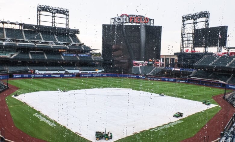 Brewers-Mets Rain, los equipos juegan dos veces el miércoles Brewers-Mets Rain, los equipos juegan dos veces el miércoles