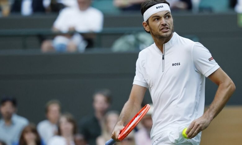 Taylor Fritz Staves se apaga difíciles de tratar de avanzar en Wimbledon Taylor Fritz Staves se apaga difíciles de tratar de avanzar en Wimbledon