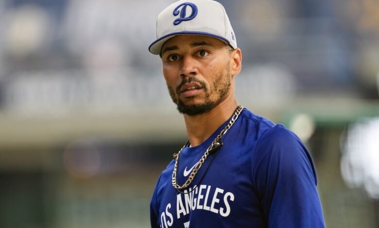 Dodgers para Mookie Betts al menos un juego en medio del declive