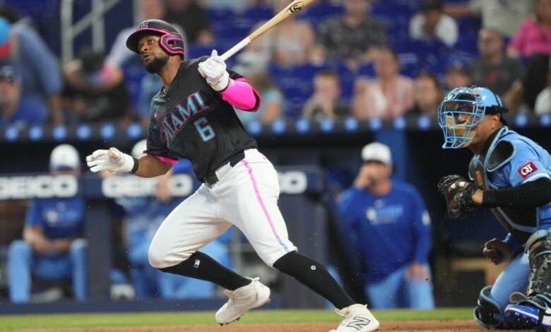 Otto López realiza un trabajo pesado en Marlins para ganar contra la familia real