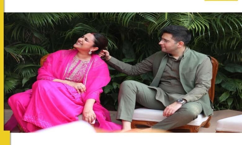La esposa de Raghav Chadh, Parineeti Chopra, bromeó sobre el poder publicado: “Nunca se convierta en primer ministro …”.
