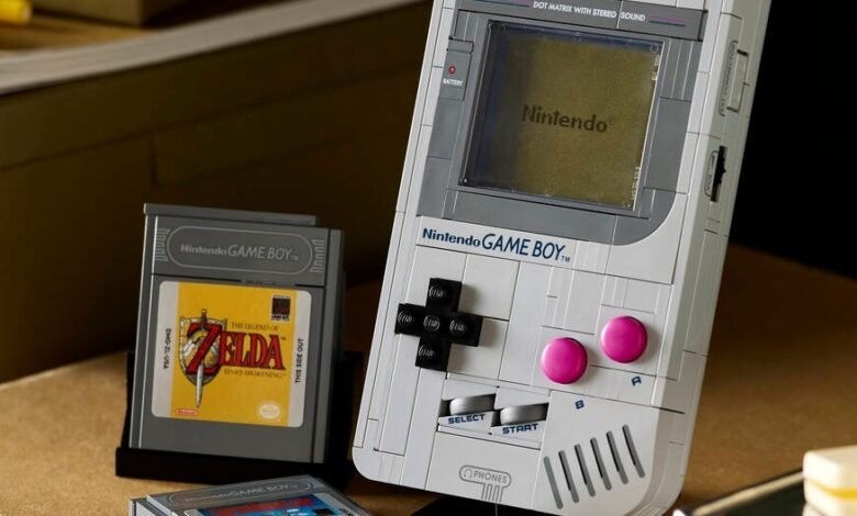 Aquí está el Nintendo Game Boy of Legor, incluida la exhibición lenticular Aquí está el Nintendo Game Boy of Legor, incluida la exhibición lenticular