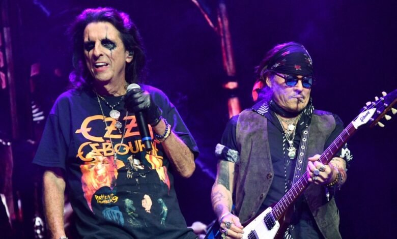 Johnny Depp Oz Osburn se une a Alice Cooper para rendir homenaje