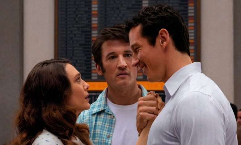 Los fanáticos responden a la columna Turner en Elizabeth Olsen, Miles Teller y Eternal Trailer
