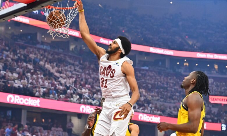 Jarrett Allen muestra sus movimientos de baile Jarrett Allen muestra sus movimientos de baile