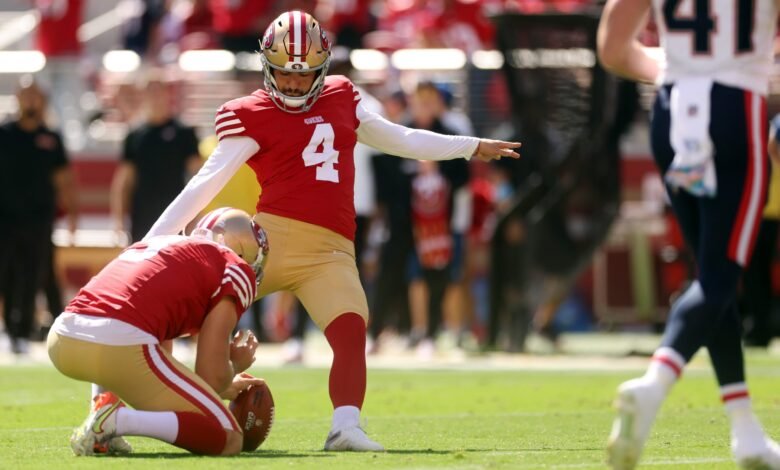 El pateador de 49ers hace un gran cambio