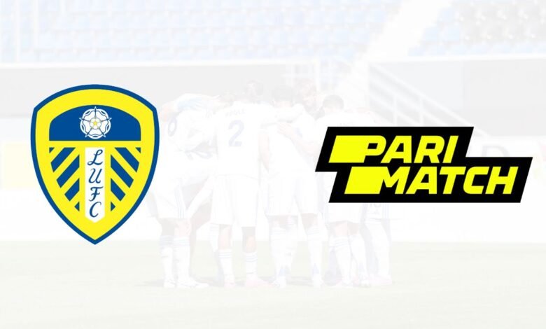 Relación de patrocinio de la manga de Leeds United Form con Parimatch antes de la nueva temporada Relación de patrocinio de la manga de Leeds United Form con Parimatch antes de la nueva temporada