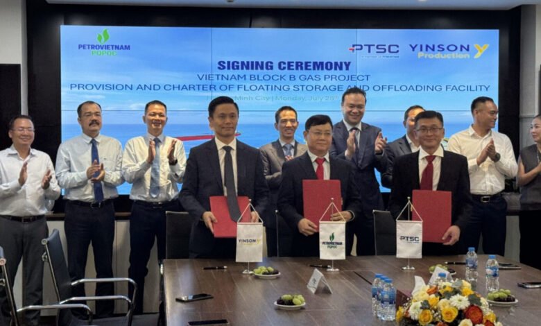El proyecto de gas de Vietnam Block B progresó con el contrato FSO