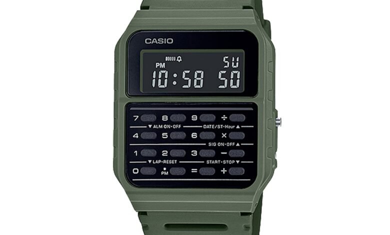 Datos de monitoreo de la calculadora de Bank Casio