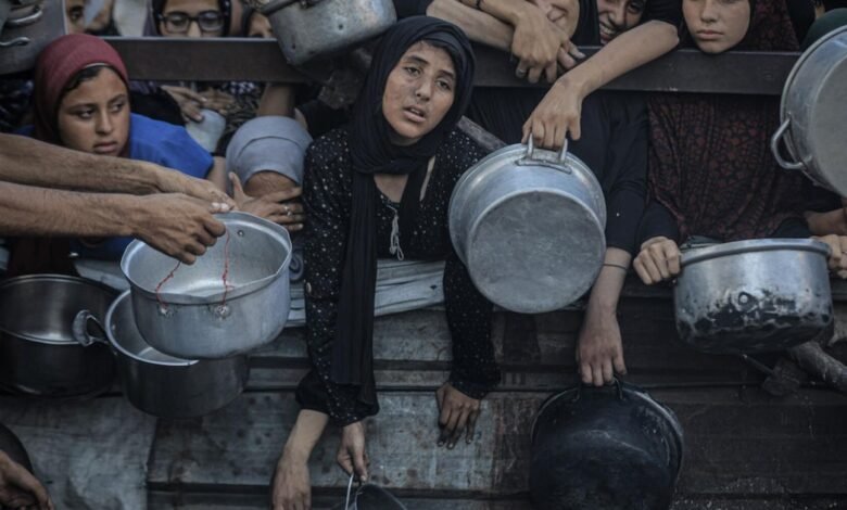 Gazans corre el riesgo de la muerte por alimentos.