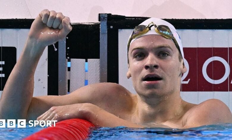 El Campeonato Mundial de Aquatics: Leon Marchand declaró 200m popurrí cuando McIntosh ganó el tercer oro en el verano El Campeonato Mundial de Aquatics: Leon Marchand declaró 200m popurrí cuando McIntosh ganó el tercer oro en el verano