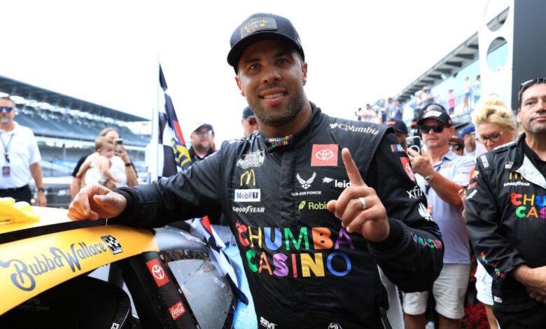 2025 Brickyard 400 Resultado: Bubba Wallace se convirtió en el primer piloto negro en ganar en Indy, Snaps sin victorias.