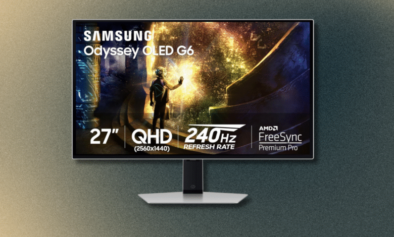 Samsung Odyssey OLED G6 Gaming Monitor: $ 549.99 Samsung Odyssey OLED G6 Gaming Monitor: $ 549.99