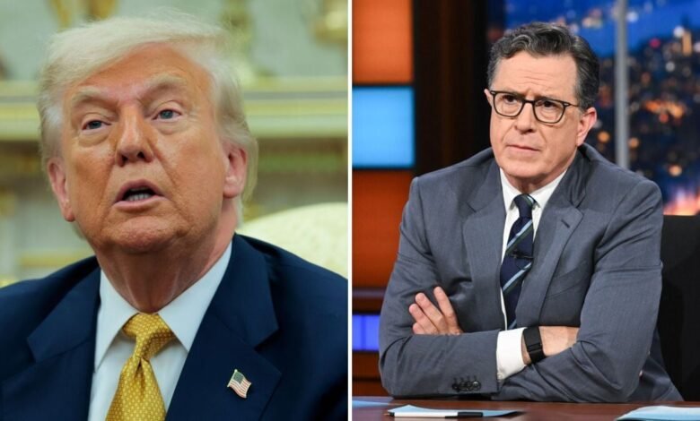 Donald Trump se regodea por la cancelación de ‘The Late Show con Stephen Colbert’