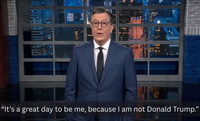 Stephen Colbert se quita la tierra quemada en Trump y Epstein durante 8 minutos completos Stephen Colbert se quita la tierra quemada en Trump y Epstein durante 8 minutos completos