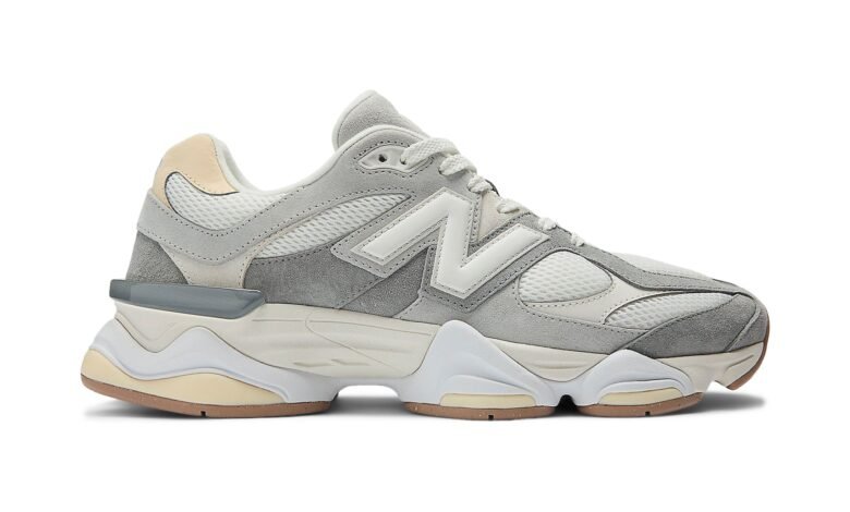 New Balance 9060 Slate Gray Calcium Sneakers New Balance 9060 Slate Gray Calcium Sneakers