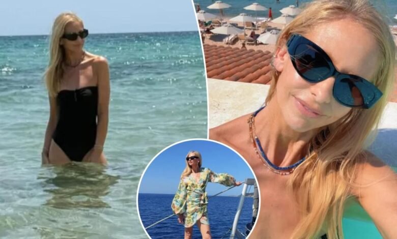 Stans de todo el distrito de Michelle en traje de natación durante las vacaciones tropicales Stans de todo el distrito de Michelle en traje de natación durante las vacaciones tropicales