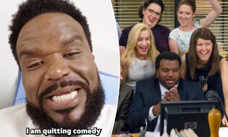 El actor de ‘The Office’ Craig Robinson reveló que estaba renunciando a la broma ‘para concentrarse en mi verdadera llamada’ El actor de ‘The Office’ Craig Robinson reveló que estaba renunciando a la broma ‘para concentrarse en mi verdadera llamada’