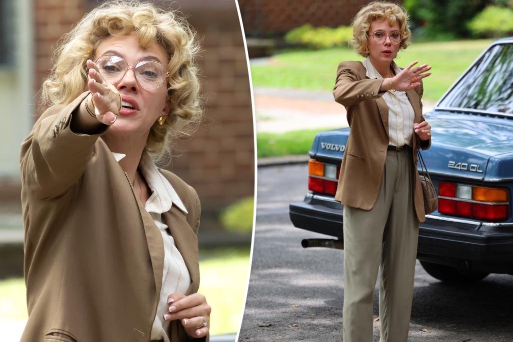 Scarlett Johanson Paparazzi gritó en el set de ‘Tiger de papel’