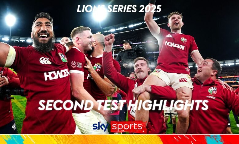 El regreso monumental, intente en el último minuto … ¡la serie ha ganado! El león derrotó a Wallabies en películas de terror