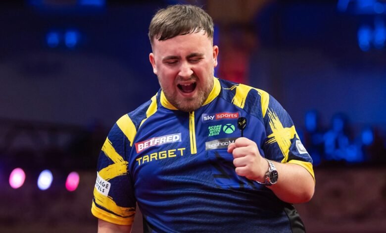 Match World 2025: Luke Littler abandona a Andrew Gilding para colocar las semi -finales en Winter Gardens en Blackpool | Noticias Phi Tieu Match World 2025: Luke Littler abandona a Andrew Gilding para colocar las semi -finales en Winter Gardens en Blackpool | Noticias Phi Tieu