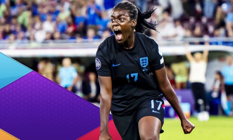 Michelle Aysemang: Striker English Teen, que se ha convertido en el héroe del Chance de Lionesses en la Eurocopa 2025 | Noticias de fútbol Michelle Aysemang: Striker English Teen, que se ha convertido en el héroe del Chance de Lionesses en la Eurocopa 2025 | Noticias de fútbol