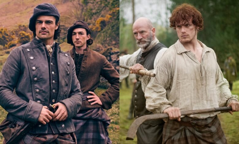 Sam Hughan Outlander Después de compartir una cosa ‘horrible’ sobre la filmación en un cuero cabelludo, las estrellas de Pricoel me dijeron que la clave ‘fantástica’ sobre ellos